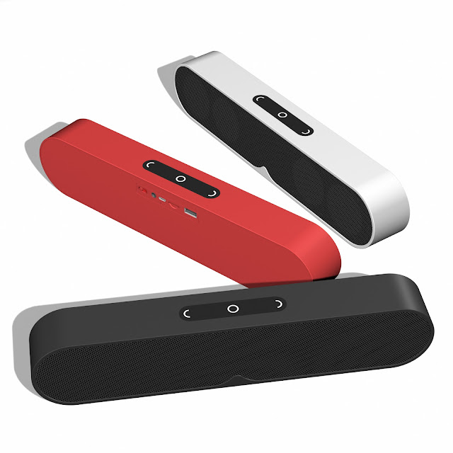 F1 PLUS Wireless Bluetooth Speaker Portable Dual Units TF Card Aux-in Stereo Speaker Soundbar 