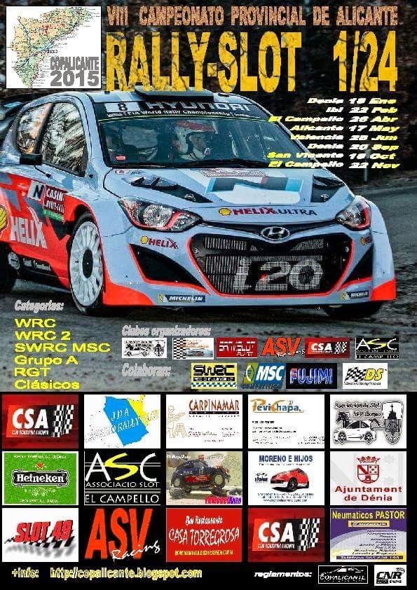 VIII CAMPEONATO PROVINCIAL DE ALICANTE RALLY-SLOT 1/24