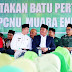 Gubernur Provinsi Sumatera Selatan Melangsungkan Peletakan Batu Pertama Pembangunan Masjid Nahdlatul Ulama Kabupaten Muara Enim