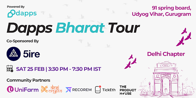 Dapps Bharat Tour Arrives in India's Capital