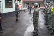   Jelang Pengamanan Pilkada, TNI-Polri Latih Baris Berbaris Linmas di Bukateja 