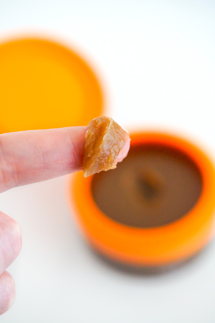 Trader Joe's Pumpkin Body Scrub, close up of product