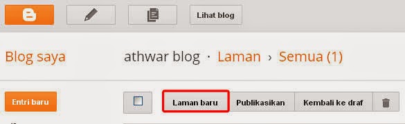 membuat halaman baru blogger - Membuat Sitemap - Peta Situs Otomatis