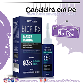 Tônico Bioplex Nasce Barba - Soft Hair (No Poo)