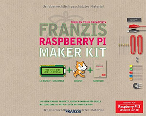 FRANZIS Raspberry Pi Maker Kit: 20 Faszinierende Projekte, eigenes Gamepad für Spiele. Geeignet für Raspberry Pi 3 Modell B und B+: Machen Sie es ... Projekte, die Sie nicht mehr loslassen