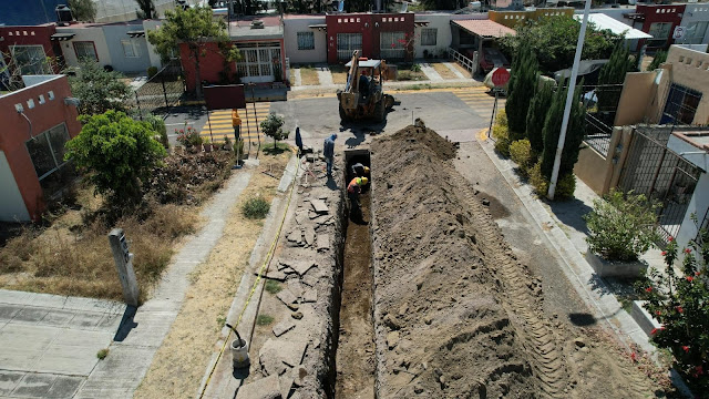 SOAPAMA esta realizando la 2da. Etapa del Emisor Pluvial en el Fraccionamiento Valle Real