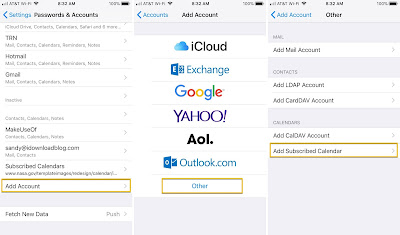 Cara Berlangganan Calendar di iPhone dan iPad