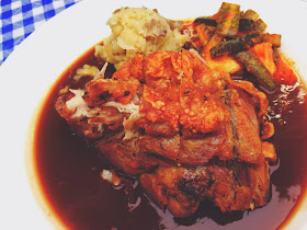 Pork Knuckle at Stew Kuche at Salute Coffeeshop