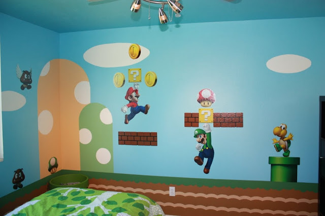 Super Mario Bedroom Decor