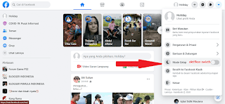 Cara Mengaktifkan Fitur Mode Gelap Facebook Lite Dan Web