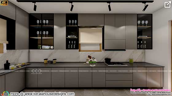 Kitchen interior Kerala June 2022