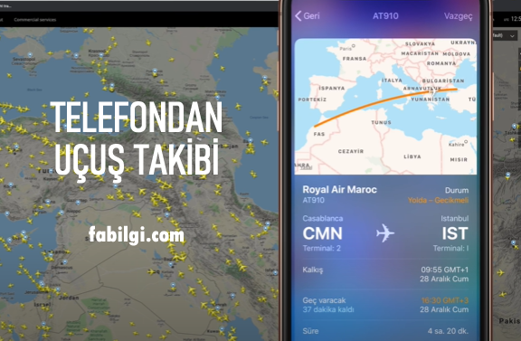 Telefondan Uçuş Takibi Yapma Uygulaması İndir, Tanıtım