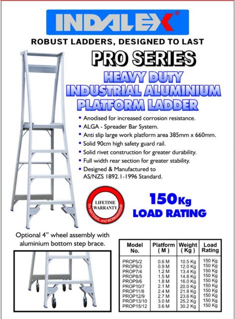 Tangga Indalex Heavy Duty Industrial Platform Ladder