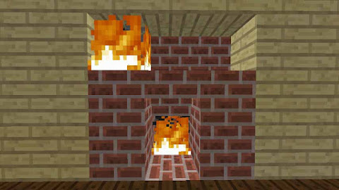 マインクラフト 安全な暖炉と煙突の作り方 マイクラマルチプレイ日記ブログ