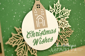 scissorspapercard, Stampin' Up!, Just Add Ink, Hometown Greetings, Seasonal Layers, Merry Mistletoe, Be Merry DSP