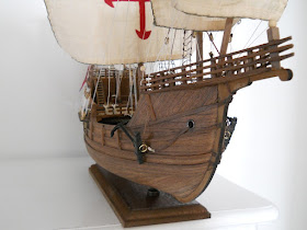 christopher columbus discovery ship static model
