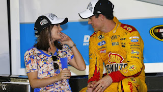 Logano And Wife 