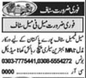 Latest Private Company Management Posts Lahore 2023