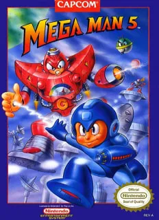 Capa do jogo Mega Man 5 para Nes