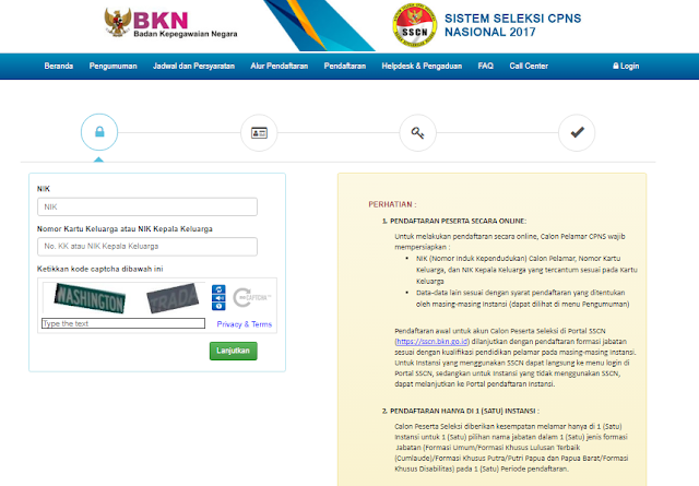 Inilah Website dan Syarat Untuk Daftar CPNS Tahun 2017