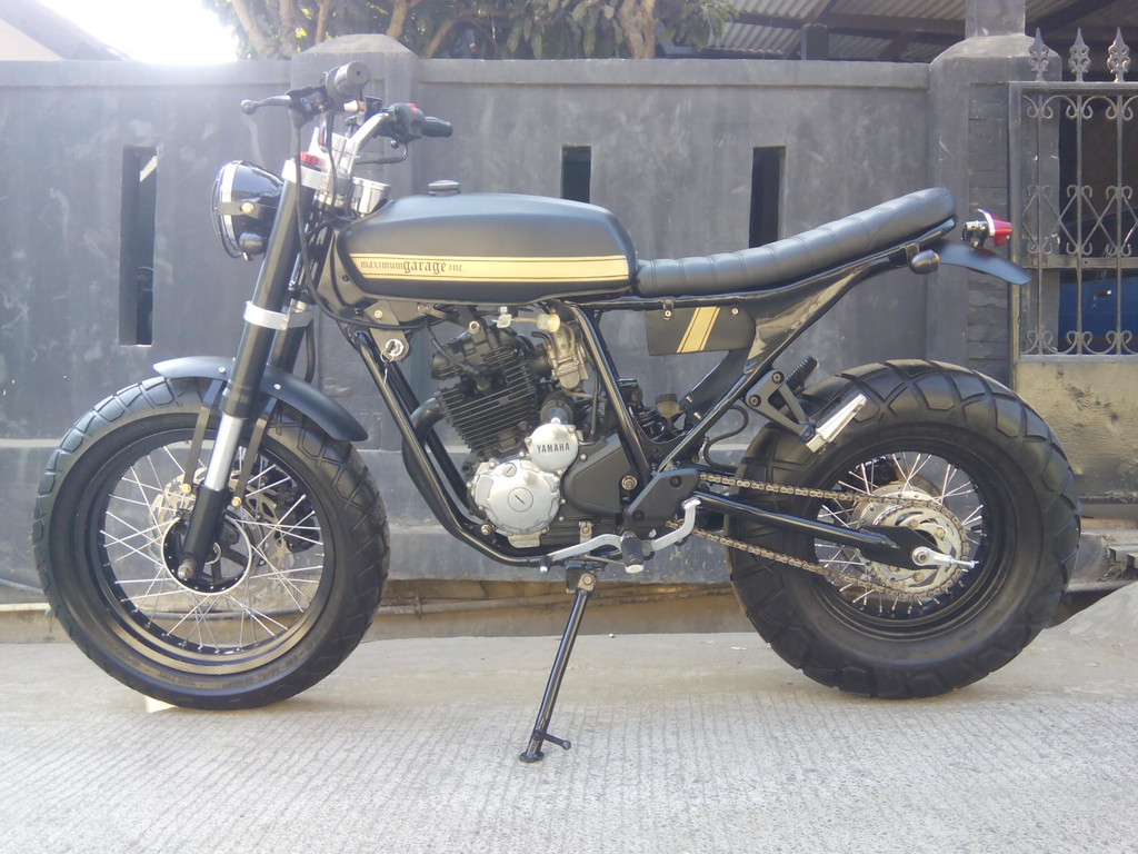 Dijual Yamaha Scorpio Modif Street Scrambler BANDUNG LAPAK MOBIL