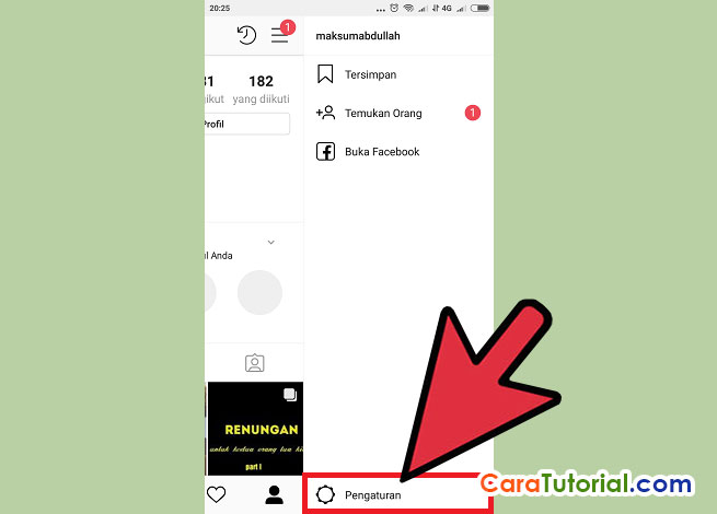 cara melihat fotodan video yang pernah kita like di instagram