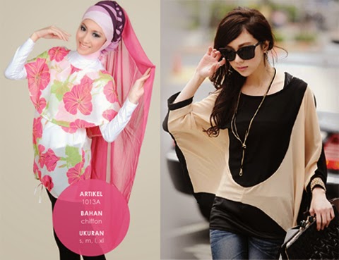 model baju sifon modern