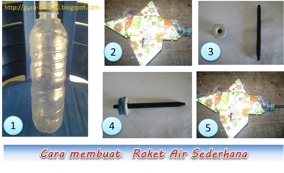 Membuat Roket Air dari Botol Aqua Bekas Universitasku
