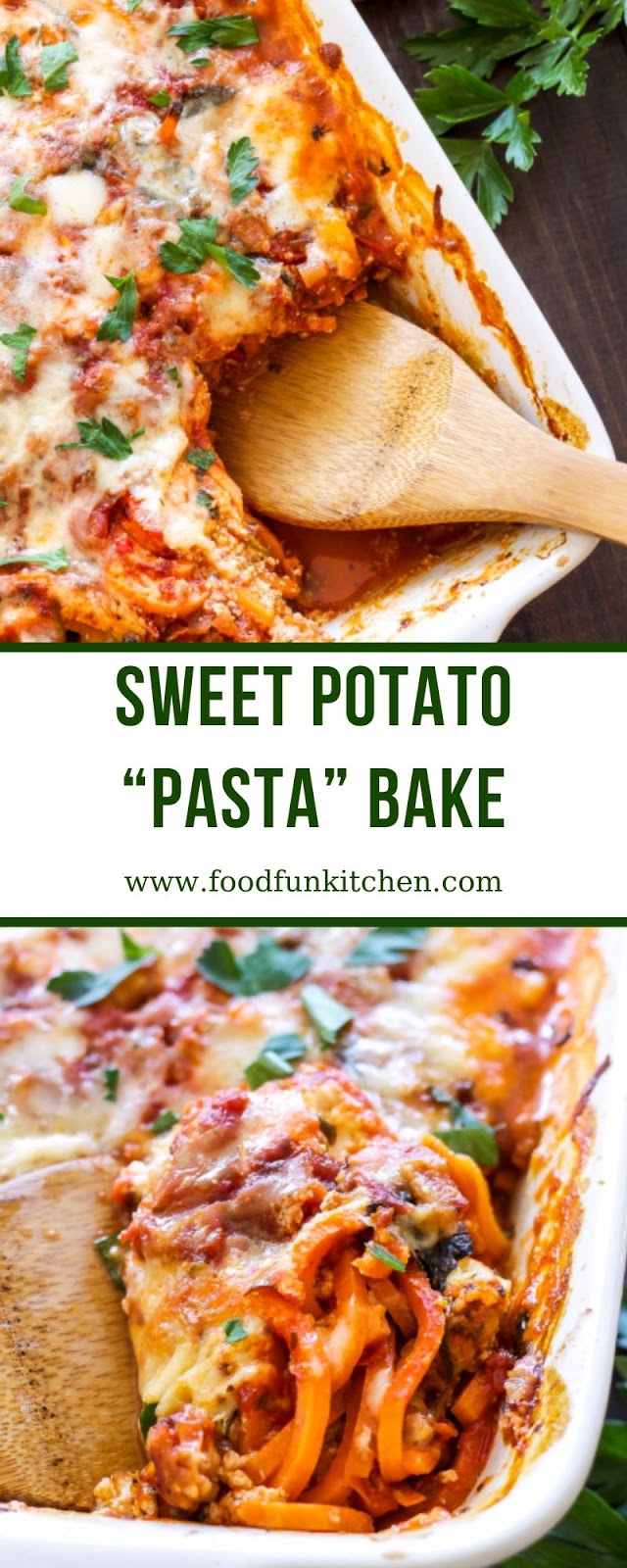 SWEET POTATO “PASTA” BAKE