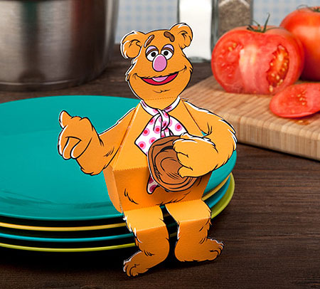 The Muppets Fozzie Bear Papercraft