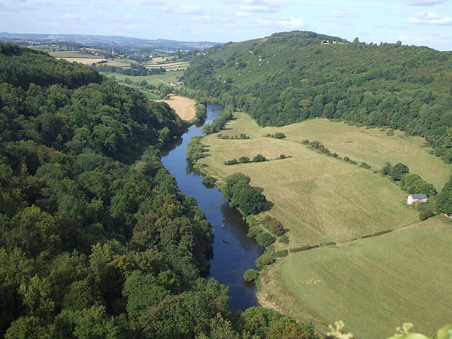 Stunning view at Symonds Yat Rock Forest of Dean