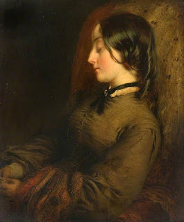 William Bradley - Portrait of a Seated Woman Sleeping 