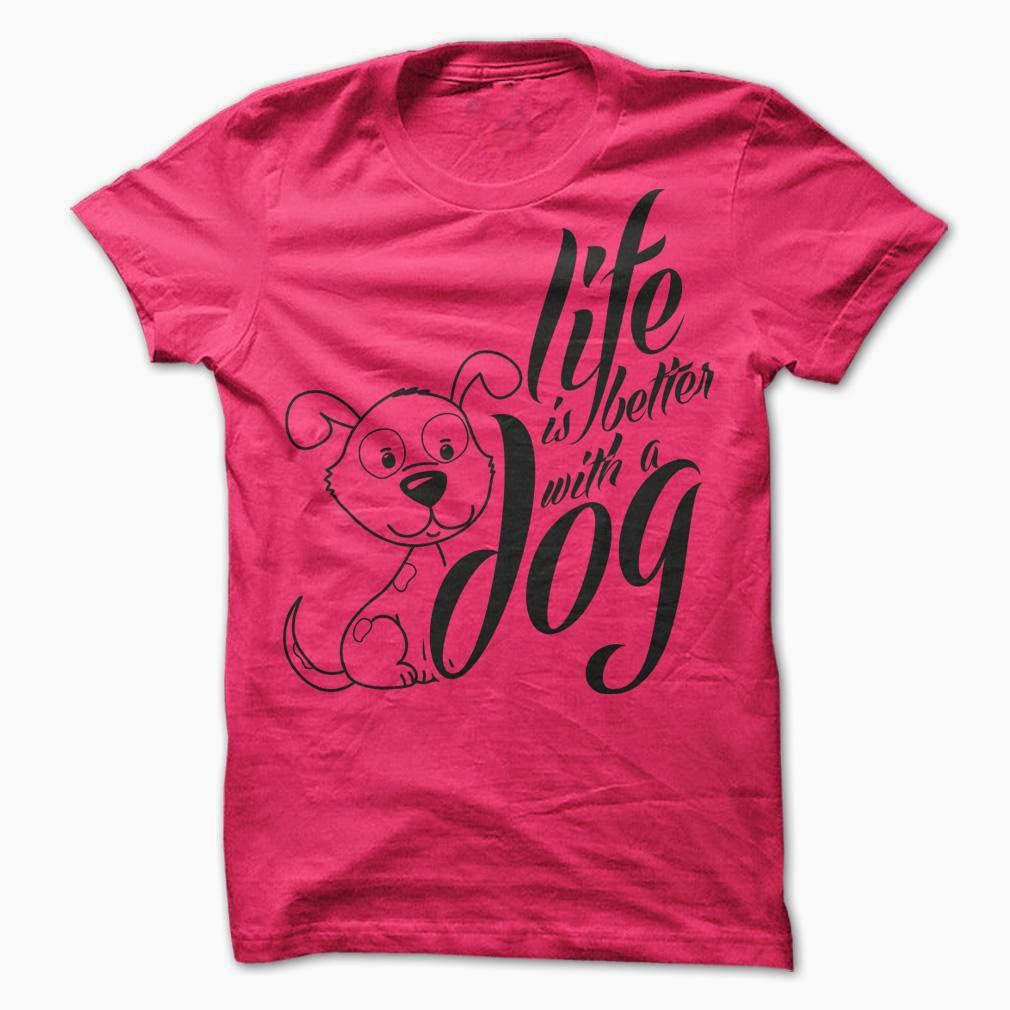 Can you even imagine life without dogs? Neither can we! Celebrate how much dogs add to our lives with this cute new design! 