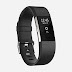 Fitbit Charge 2 Heart Rate + Fitness Wristband, Black, Large (US Version)