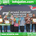 Wakil Bupati Gresik Bersama Kadiskoperindag Hadiri Puncak Peringatan Hari Koperasi ke-76 Tingkat Provinsi Jawa Timur.