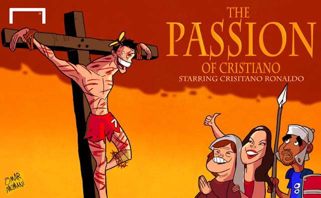 The Passion of Cristiano Ronaldo cartoon