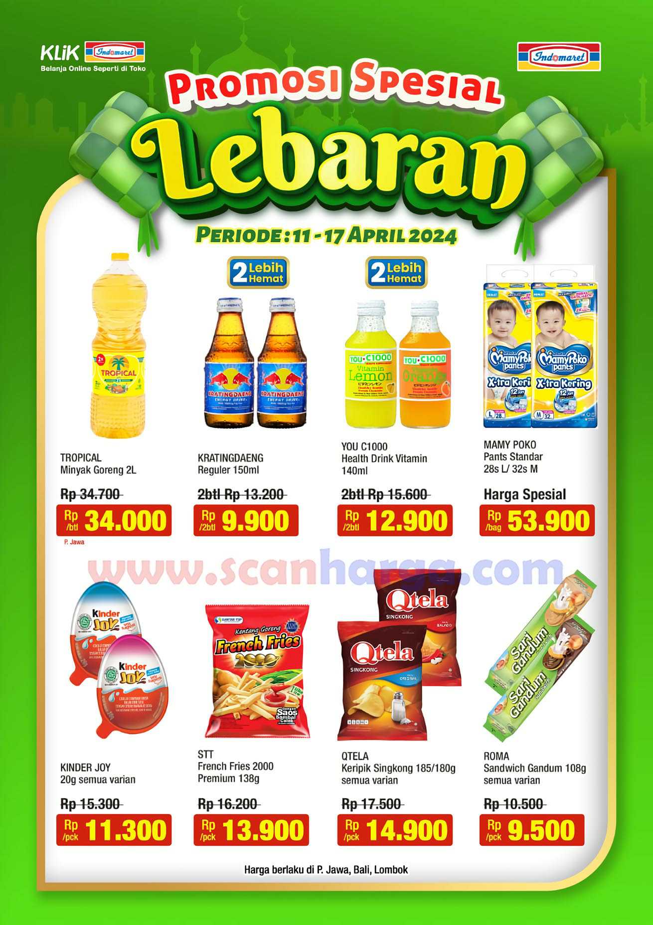 Promo INDOMARET SPESIAL LEBARAN Terbaru 11 - 17 April 2024