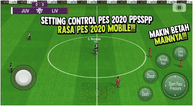 Cara Setting Control eFootball Pes Ppsspp Terbaru 2021