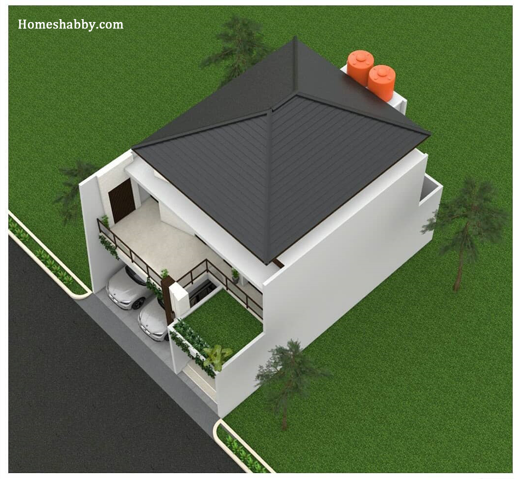 Desain Dan Denah Rumah Toko Dengan Luas Lahan 9 X 14 M Cocok Untuk Perkotaan Dan Pedesaan Tampil Lebih Modern Homeshabbycom Design Home Plans