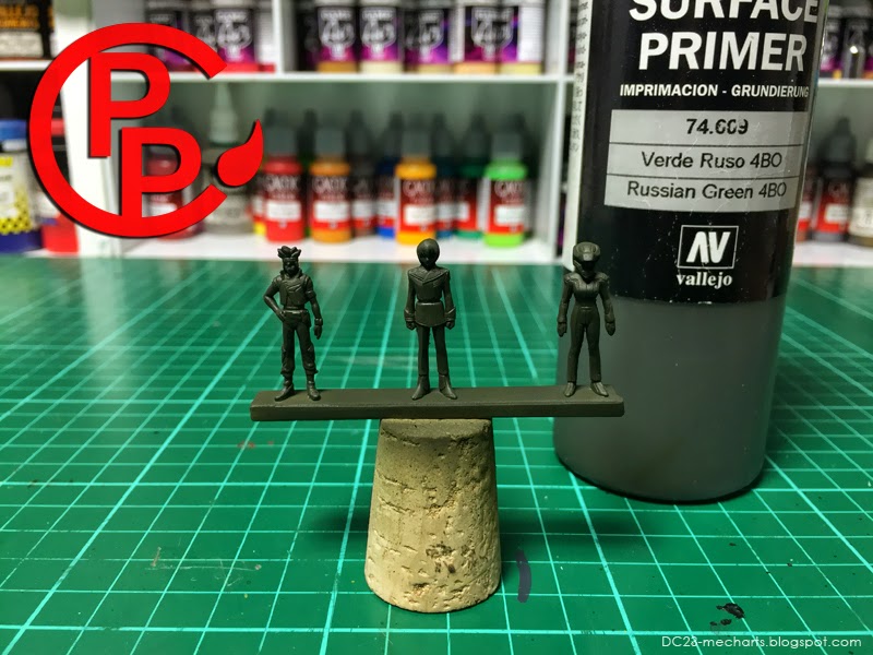 How to Paint Gundam Pilot Figures Tutorialphoto