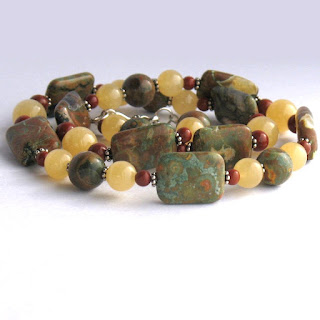 Semi-Precious Stone Necklace from Lilies and Laurel