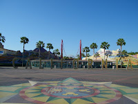 Pre-Transformation Disney California Adventure Entrance Plaza