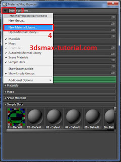 cara menyimpan material di 3ds max