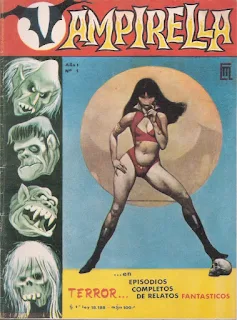 Revista - Vampirella año 1 n 1 Edición argentina Editorial Mazzone (1970)