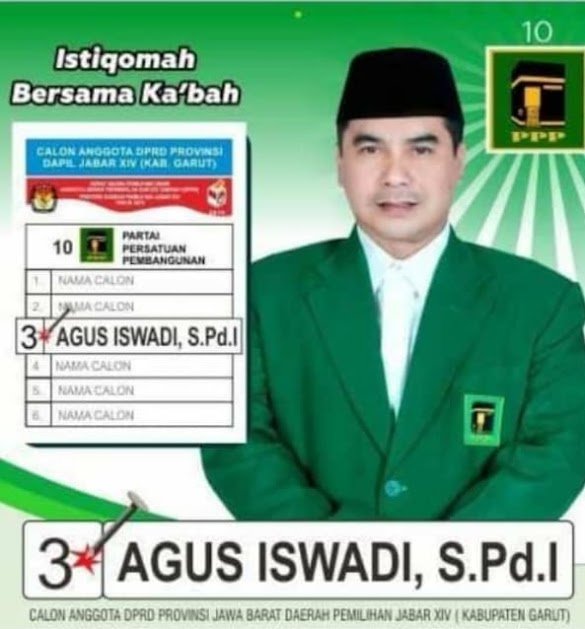 Kader Ppp Sekaligus Caleg Dprd Jabar Agus Iswadi Spdi No 3