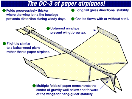 Current Paper Airplane models.  Lisa Collier