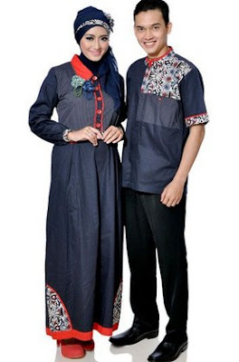 Model Baju Muslim Couple Zoya (Gamis dan KoKo) Terbaru