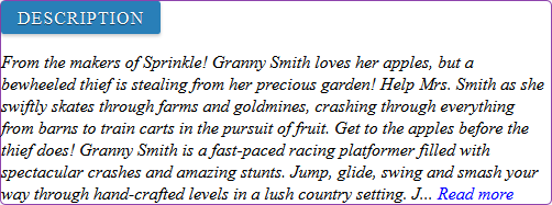 Granny Smith Free game review