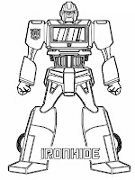 Iron Hide Transformer Coloring Pages