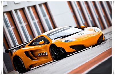 2011 McLaren MP4 12C GT3 front angle view